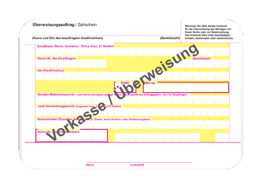 Überweisung