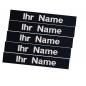 Preview: Namensband Satz schwarz