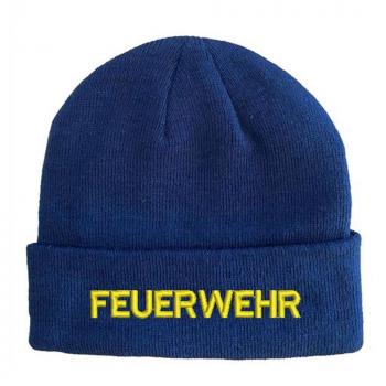 Preview: muetze_feuerwehr_blau_gelb_schriftart_1