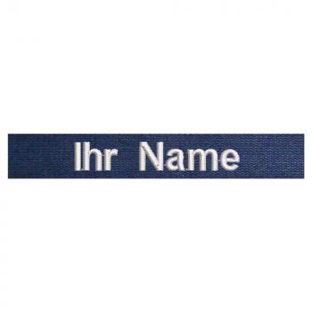 Preview: Namensband_navy_weiss