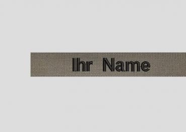 Namensband nach Bundeswehr Vorschrift Klett