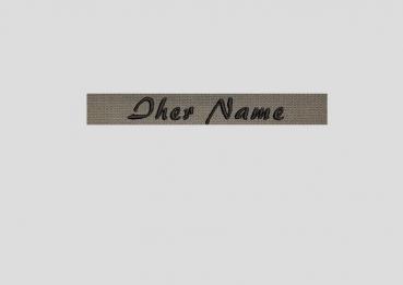 Namensband nach Bundeswehr Vorschrift Klett