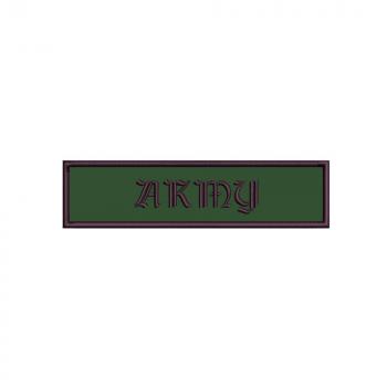 Patches  ARMY gestickt mit Klett