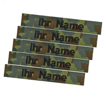 Namensband Satz bw flecktarn