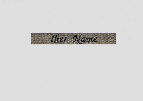 Namensband nach Bundeswehr Vorschrift Klett