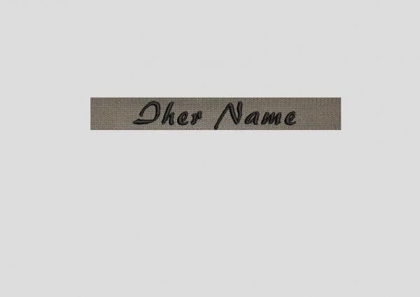 Namensband nach Bundeswehr Vorschrift Klett