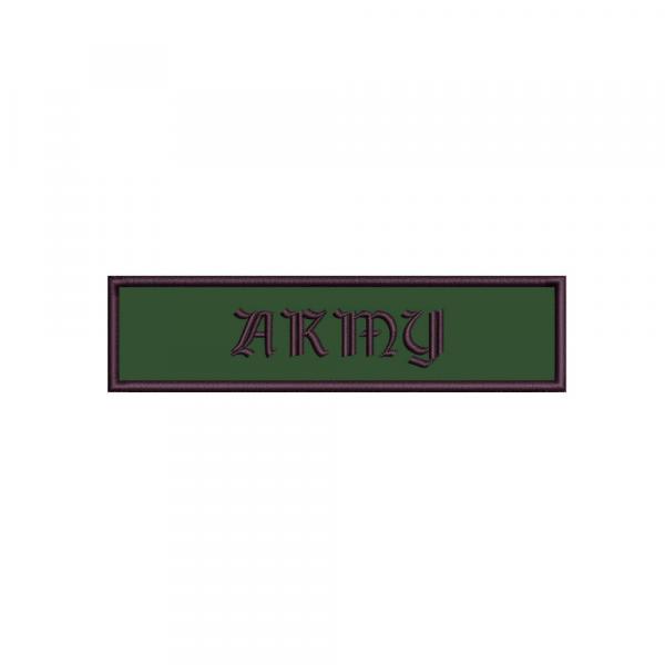 Patches  ARMY gestickt mit Klett