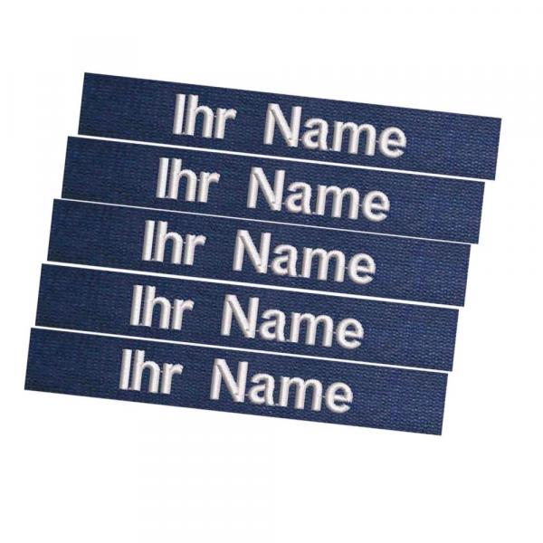 Namensband Satz navy