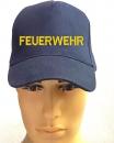 Base-Cap mit Feuerwehr bestickt